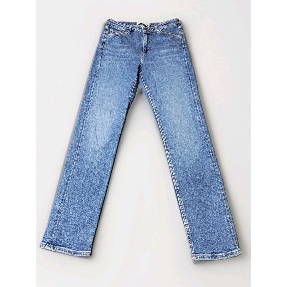 FatFace UK Women's Jeans UK8R (US4)Sway Slim Eco Denim Mid Wash Stretch